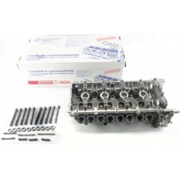 Головка блока цилиндров(ГБЦ) ЗМЗ, Газель, УАЗ 409-3906562  Евро-3,4 общая (3-ёх опорная в сборе с клапанами, ПГБЦ и крепежом) 