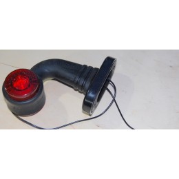ФОНАРЬ ГАБАРИТНЫЙ ПРИЦЕПА БЕЛЫЙ+КРАСНЫЙ (РОГА) СВЕТОДИОДНЫЙ Е204 (СВЕТОДИОД) МАЗ