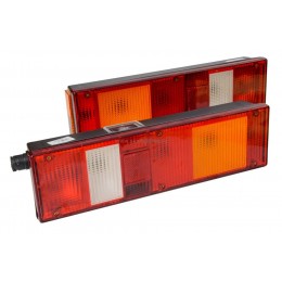 Фонарь задний левый ЕВРО  (байонетный разъём сбоку) с лампочками в сборе 7472.3716-08 