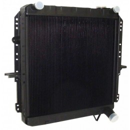 Радиатор охлаждения двигателя медно-латунный паяный, трубчато-ленточный МАЗ 500-1301010