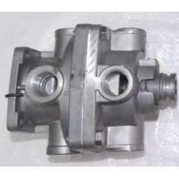 КРАН ТОРМОЗНОЙ ГЛАВНЫЙ 2-Х СЕКЦИОННЫЙ Н/О БЕЗ РЫЧАГА 64221-3514010-10 МАЗ